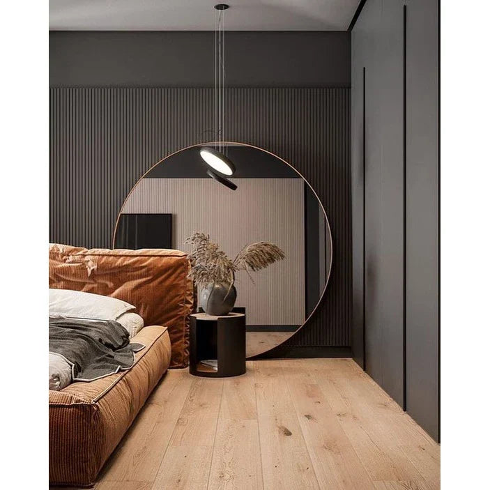 Grande specchio decorativo rotondo 90 x 90 cm – Offerta