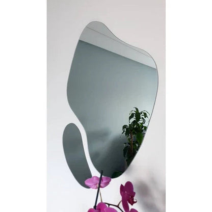 Specchio organico grande ed elegante – decorativo futuristico astratto (set da 2 pezzi) – Saldi