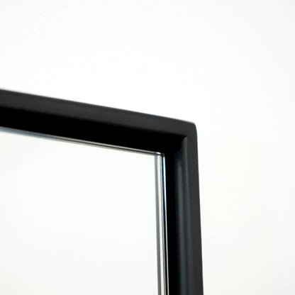 Xavril – Specchio a figura intera nera in metallo, extra grande, 190 cm x 120 cm