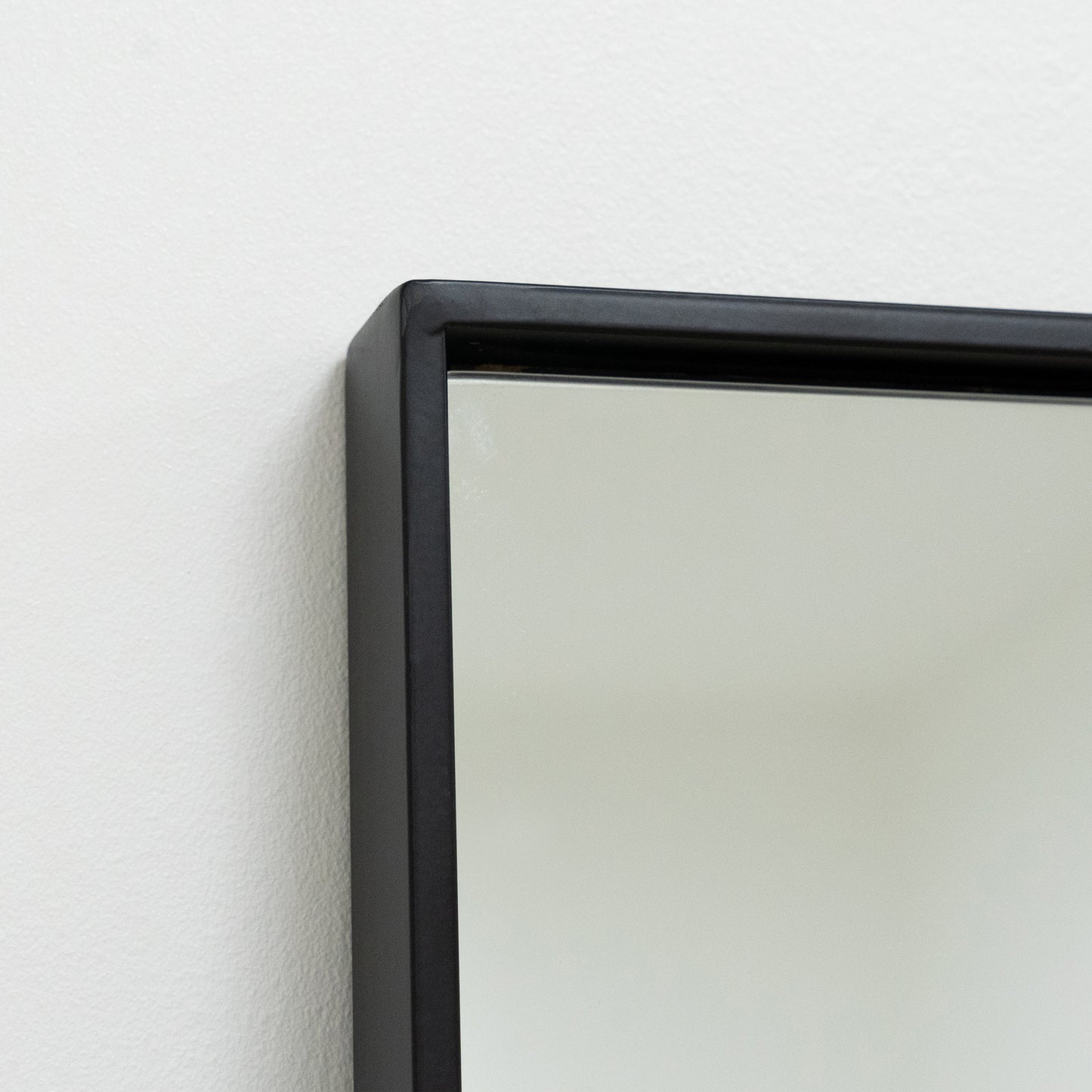 Xavril – Specchio a figura intera in metallo, extra grande, nero, 200 cm x 100 cm